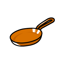 銅のフライパン